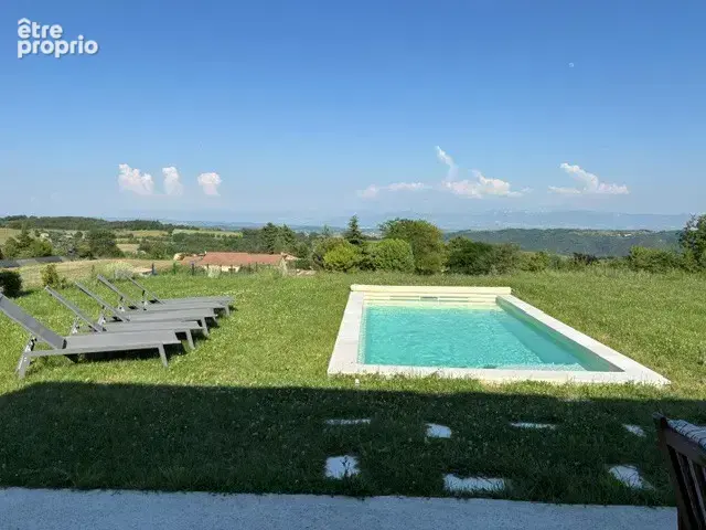 Maison rénovée avec piscine et vue exceptionnelle sur le Vercors et les Alpes   Saint-Jean-de-Muzols - photo 7