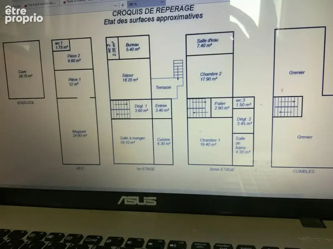 Maison à vendre 5 pièces DESCARTES (37) avec la possibilité d avoir deux logements - photo 2