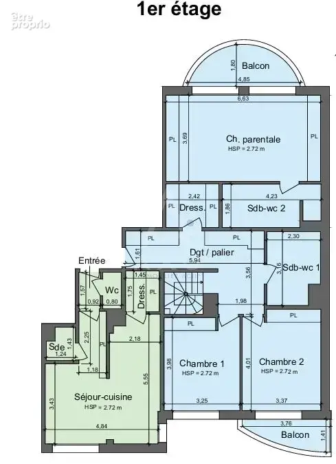 Neuilly sur seine - duplex d'exception avec terrasse et parking (4/5 chambres) - photo 13