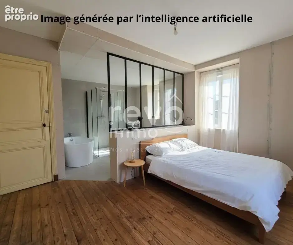 Saint-julien-de-vouvantes (44670)  ancien presbytère en pierres  191 m²  terrain 4 008 m² - photo 11