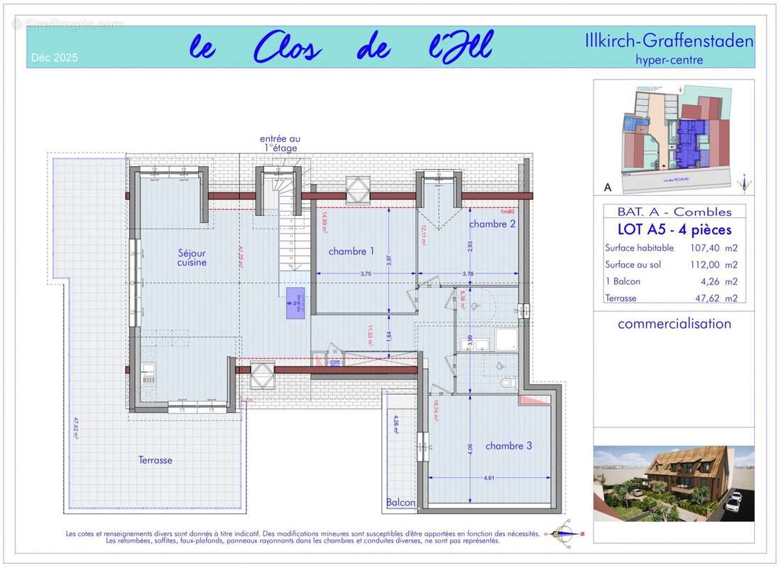 Appartement à ILLKIRCH-GRAFFENSTADEN