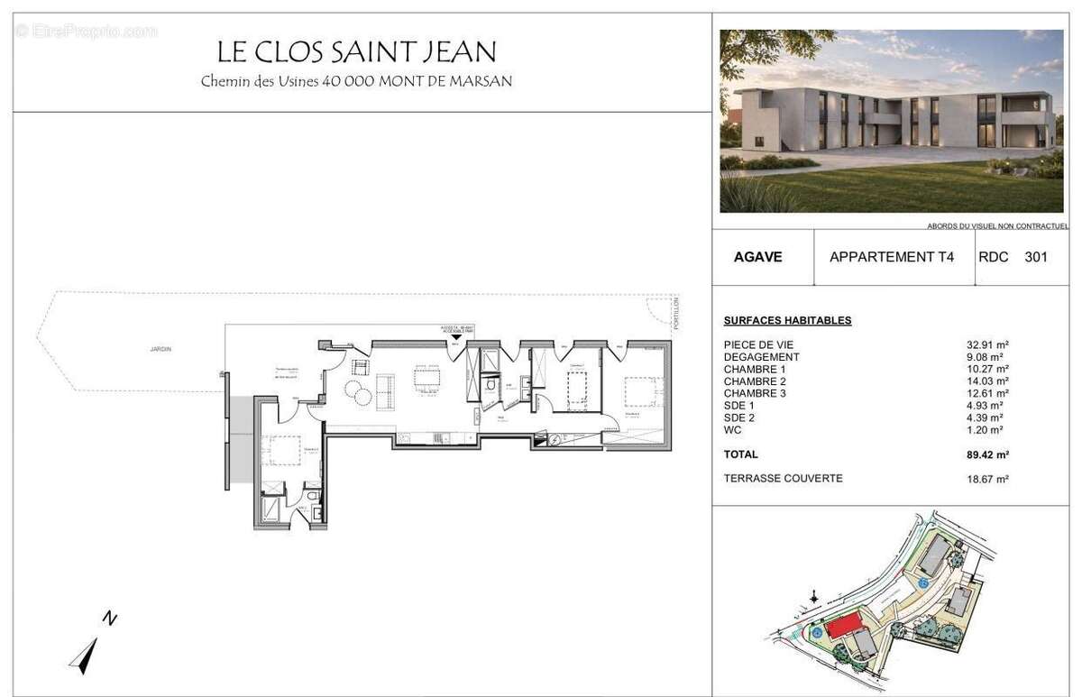 Appartement à MONT-DE-MARSAN
