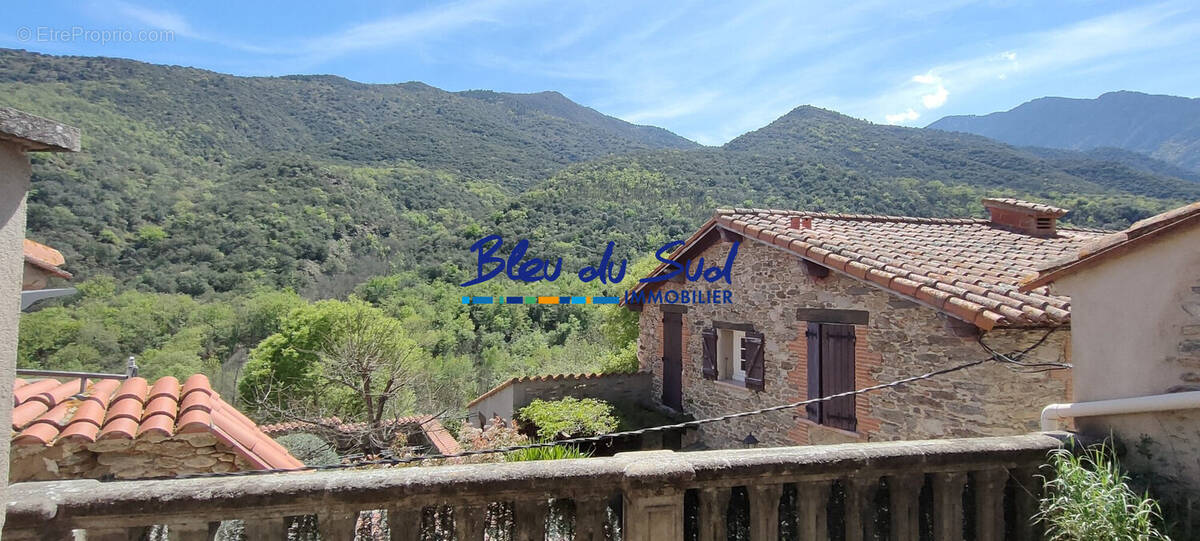 Vue terrasse - Maison à ESTOHER