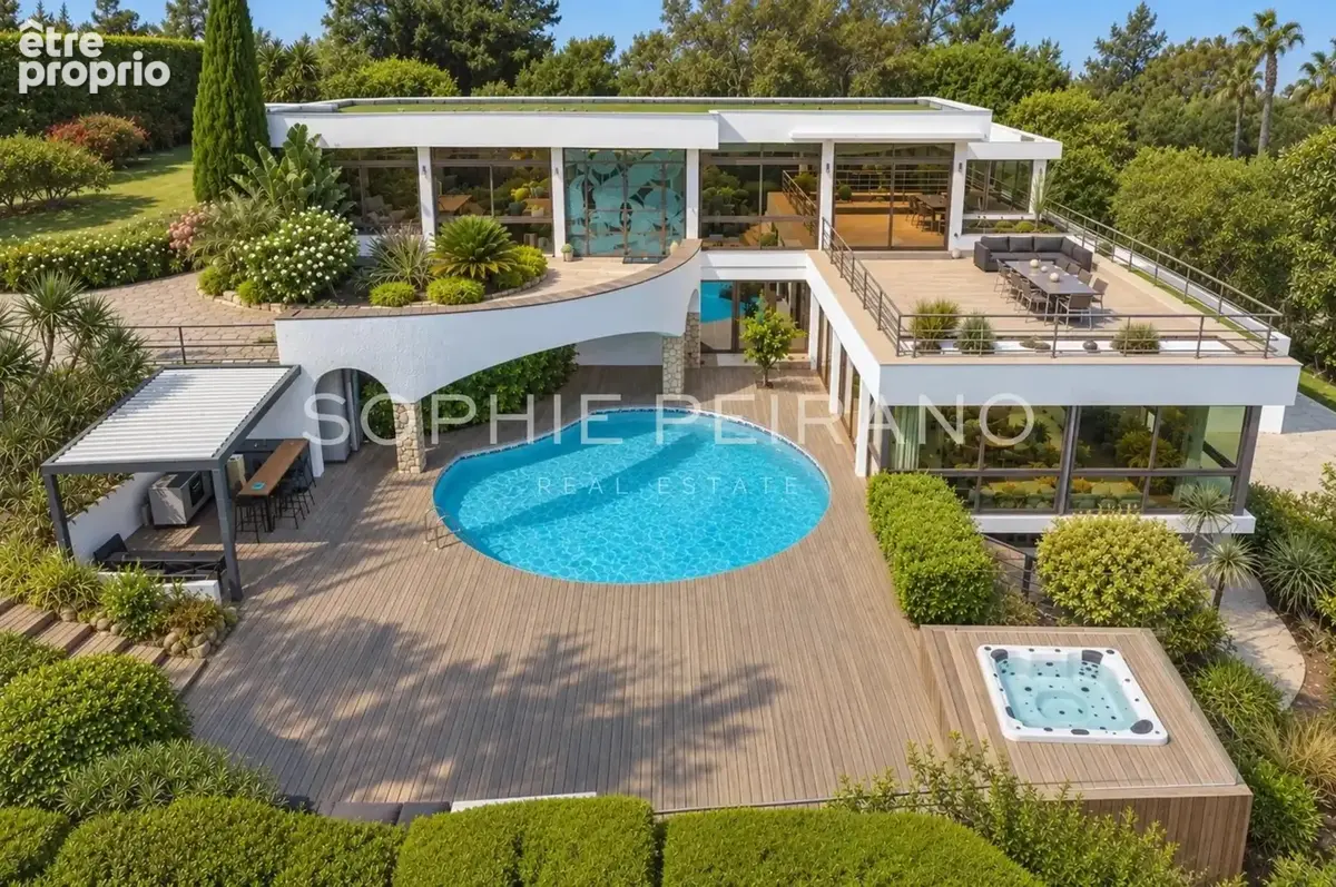 Super cannes - villa californienne - vue panoramique mer et montagnes - photo 9