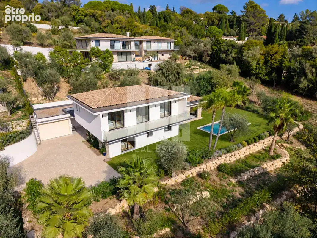 Mougins : domaine privé - au calme - villa contemporaine 4 ch - photo 16