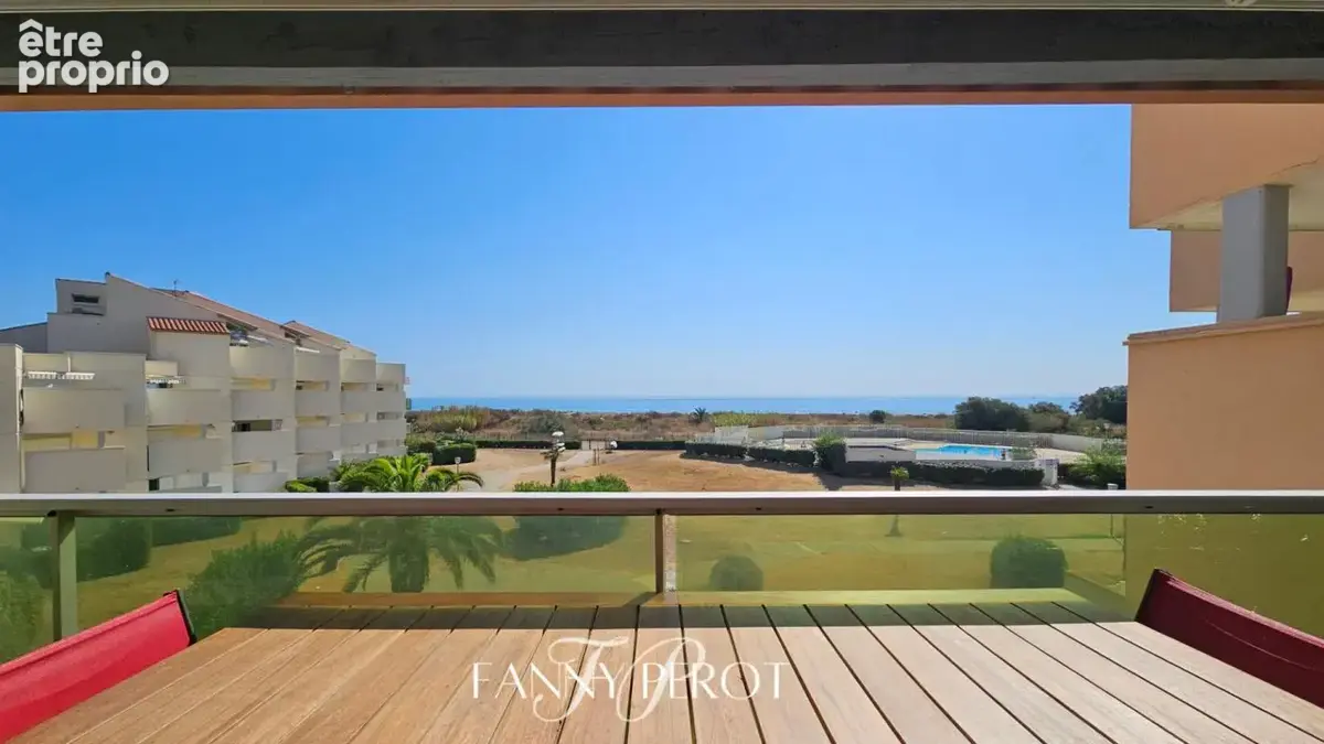 Saint-Cyprien - T3 avec vue mer depuis toutes les pièces et deux terrasses - photo 2