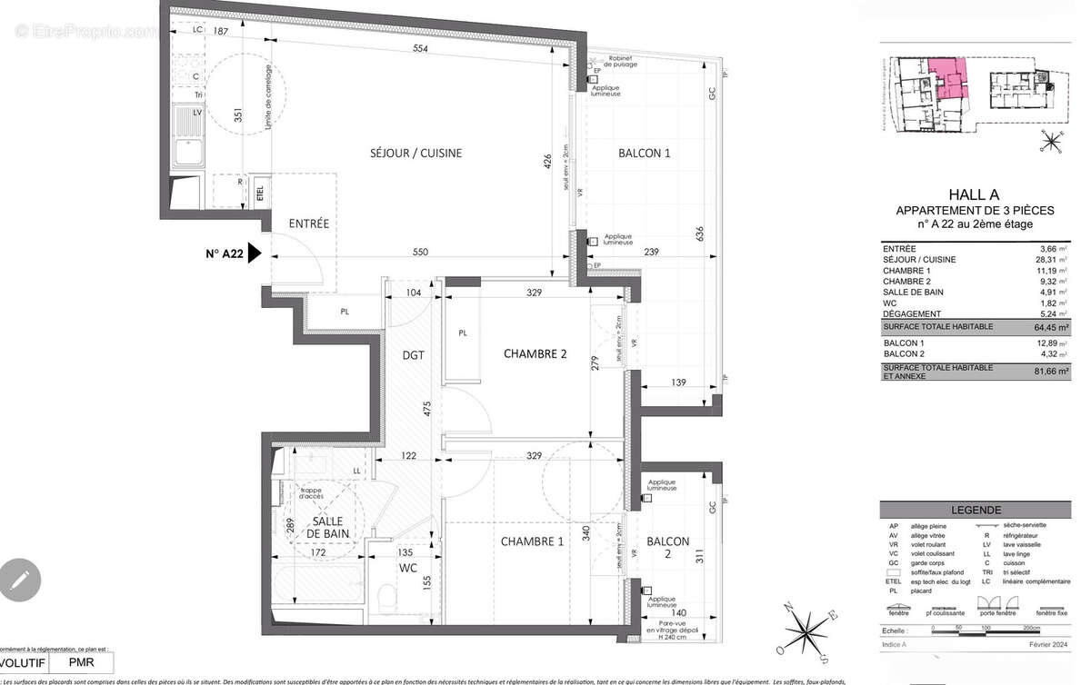 Appartement à BEAUSOLEIL