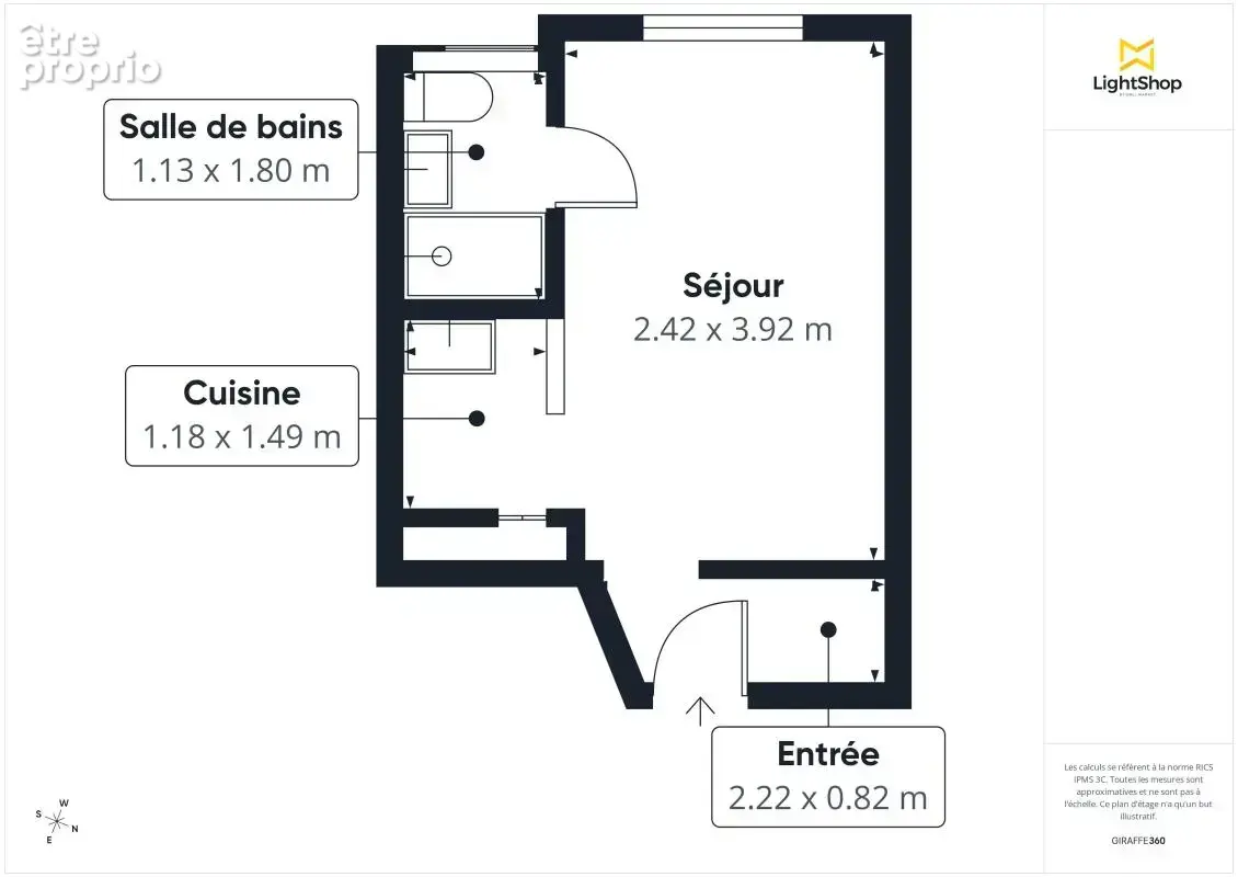 Appartement 1 pièce de 16 m² - Loué - Rue Emile Landrin, Boulogne-Billancourt - photo 10