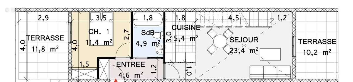Photo 3 - Appartement à NANTEUIL-LES-MEAUX