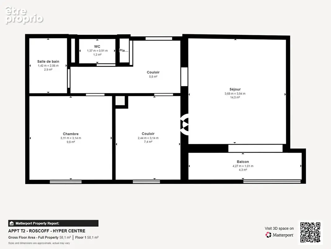 Appartement 2 pièces à vendre à Roscoff, proche mer et commodités - photo 10