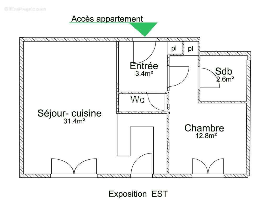 Appartement à GUYANCOURT