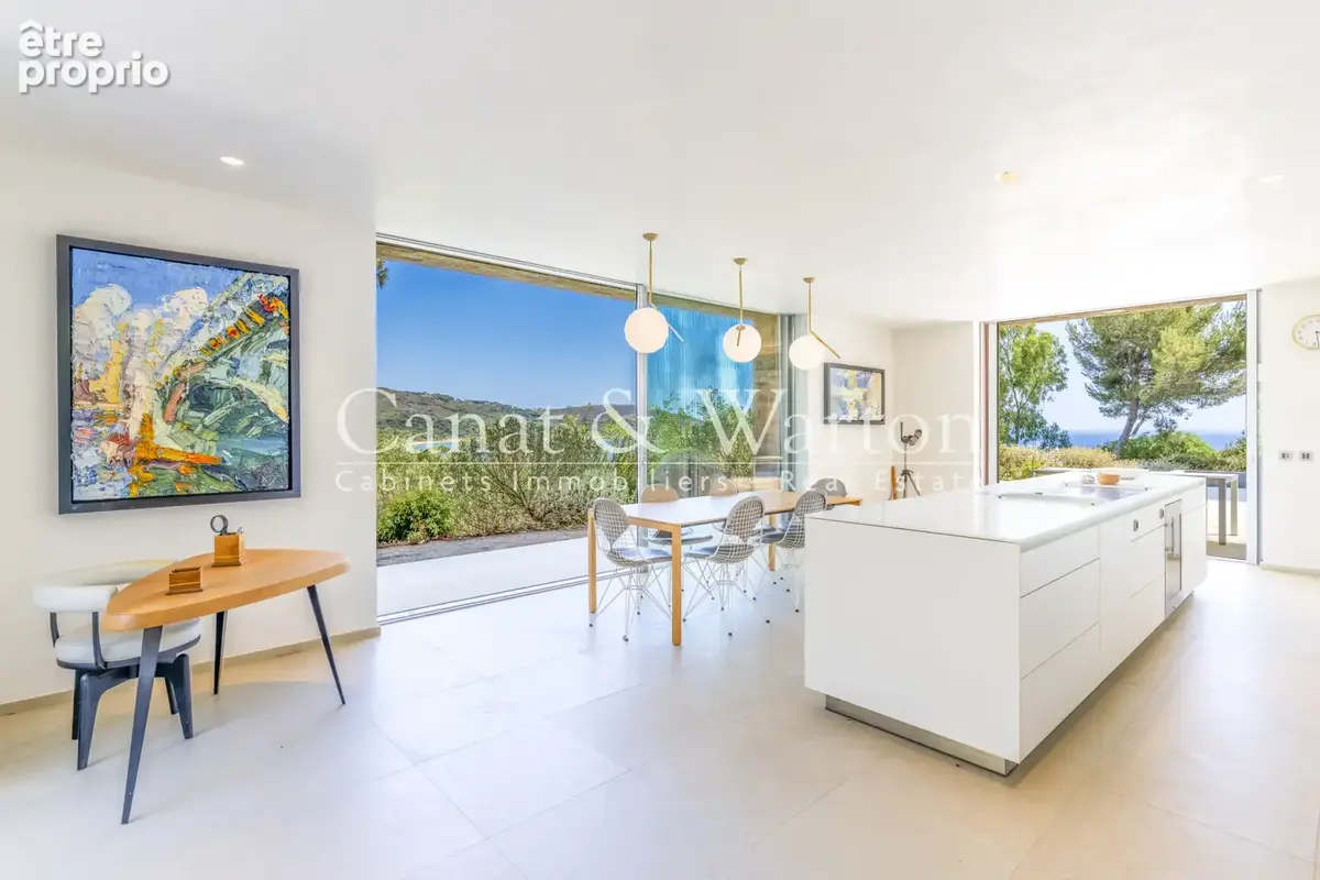 À gigaro: à quelques pas de la plage, villa contemporaine avec vue mer & piscine - photo 5