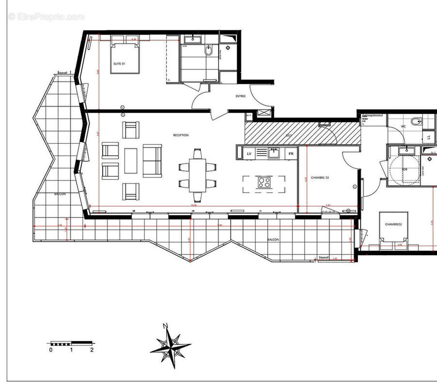 Appartement à LE TOUQUET-PARIS-PLAGE