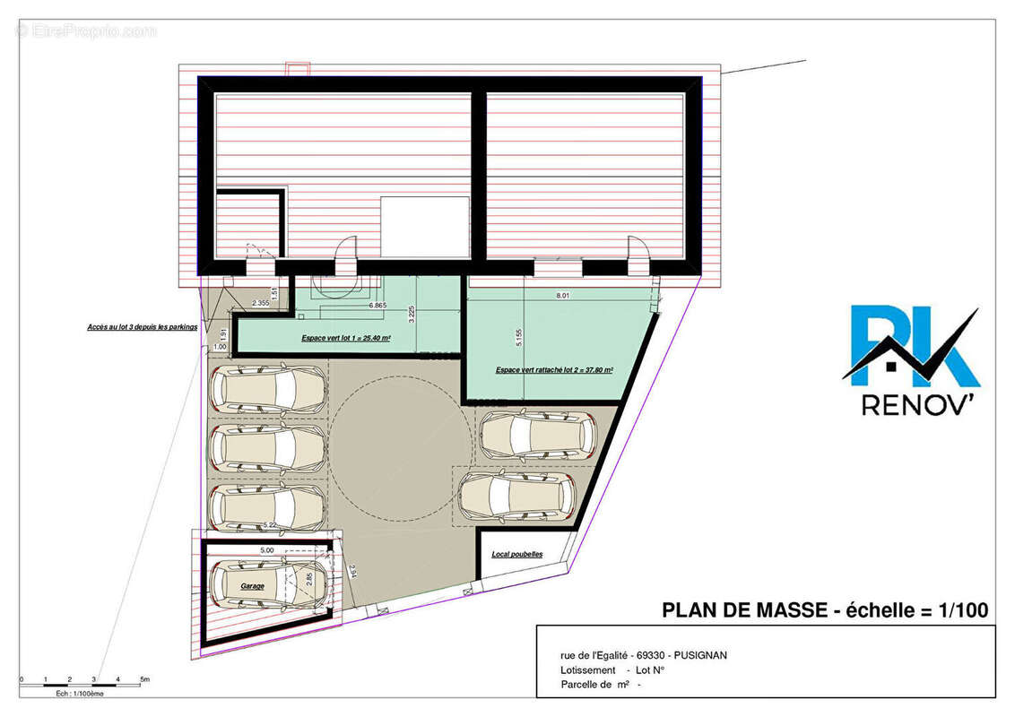 Appartement à PUSIGNAN