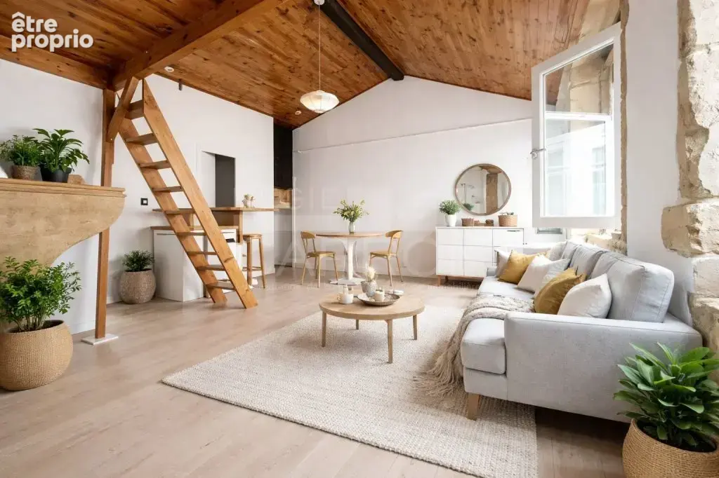 Vieux lyon - t1 avec cachet - dernier etage - traversant - photo 2