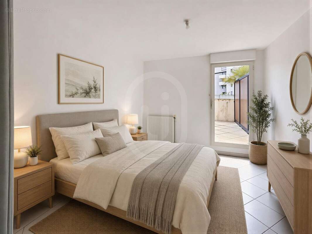 Montpellier - port marianne - t2 - grande terrasse de 30m² - parking sous sol - photo 9