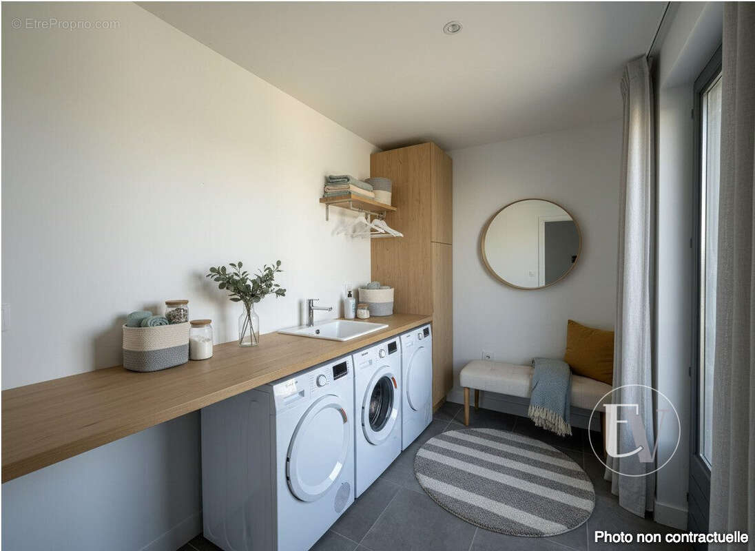 Buanderie - Home Staging Virtuel