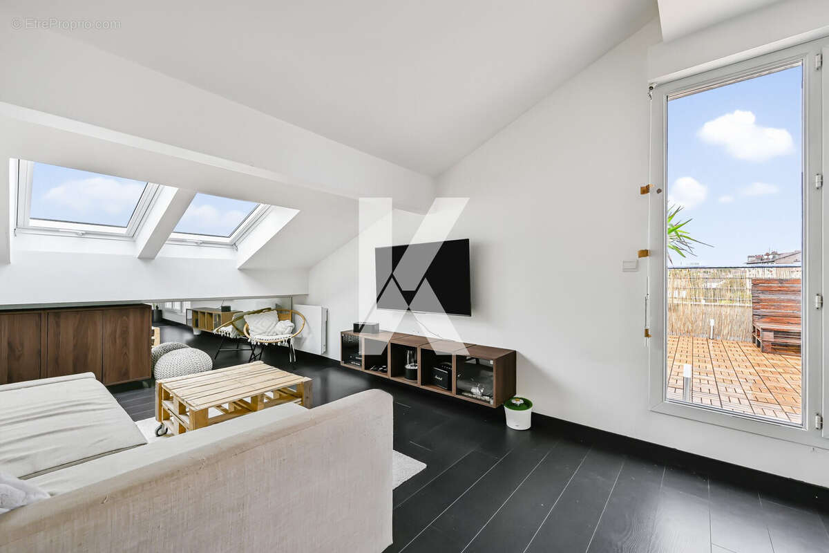 salon - Appartement à ARGENTEUIL