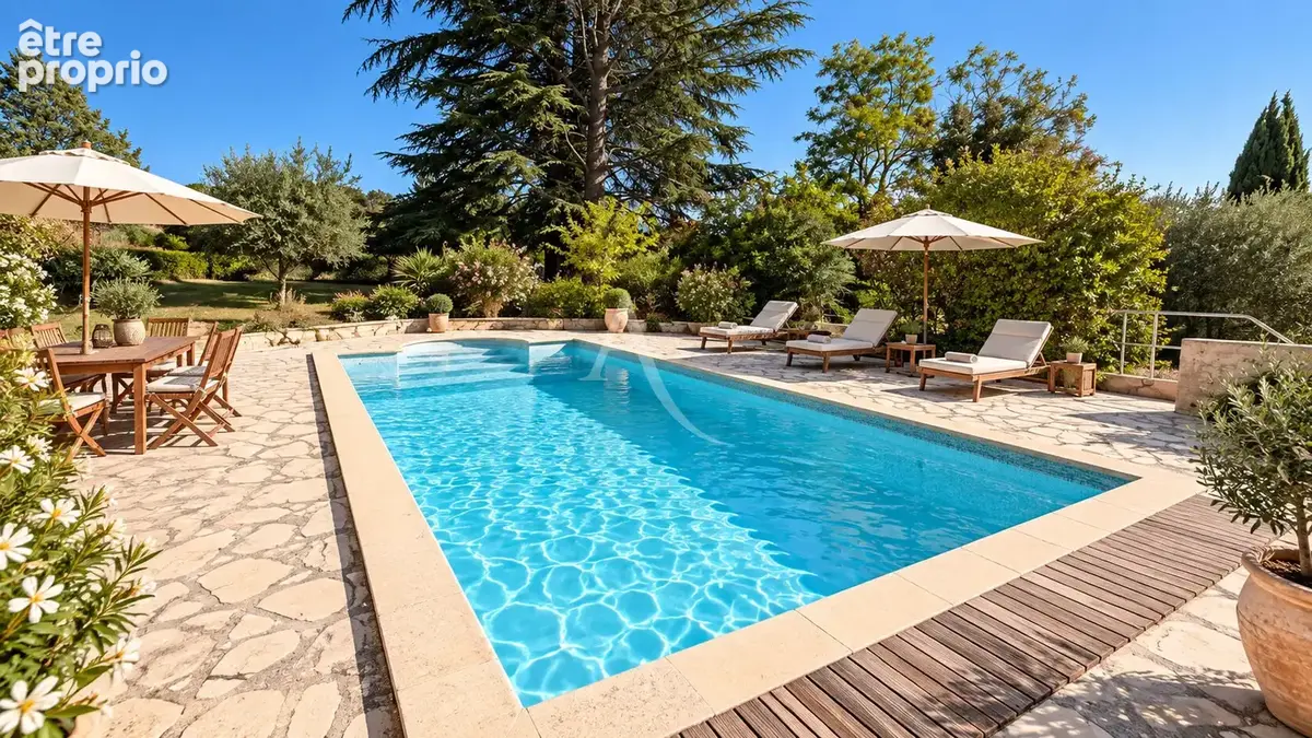 Propriete forcalquier villa dependance piscine hangar jardin - photo 11