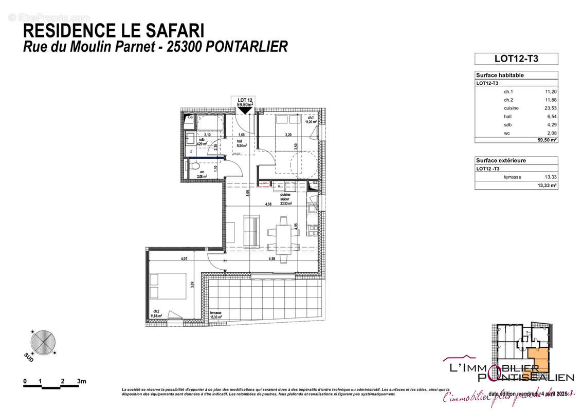 Appartement à PONTARLIER