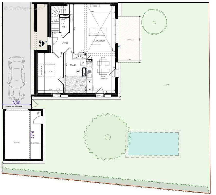 Maison à LE BOUSCAT