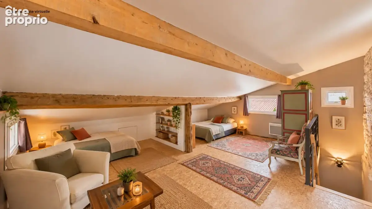 Maison de caractère avec seconde habitation, jardin et granges aménageable - photo 17