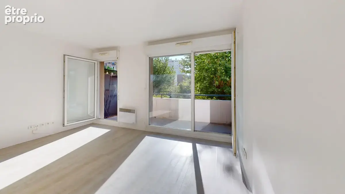 Eglise de pantin  studio avec grand balcon sur jardin (6m²) parking  calme & lumineux  avl immobilier - 01.48.44.45.40  - photo 7