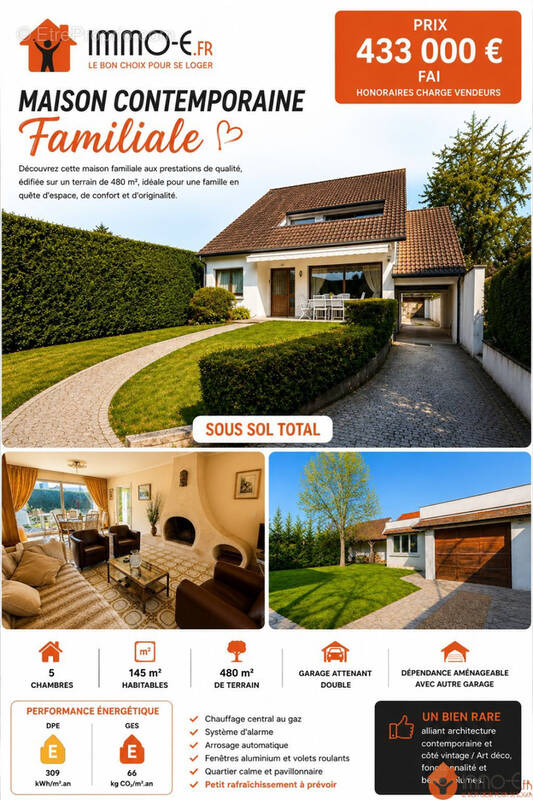 Maison 145 m² à Tremblay-En-France  - photo 2