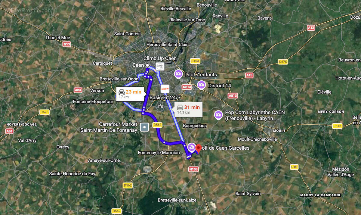 Terrain à SAINT-AIGNAN-DE-CRAMESNIL