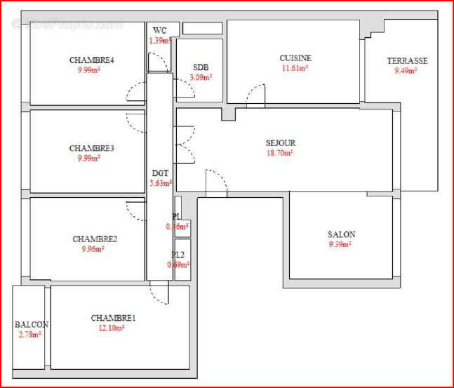 Appartement à MARSEILLE-10E