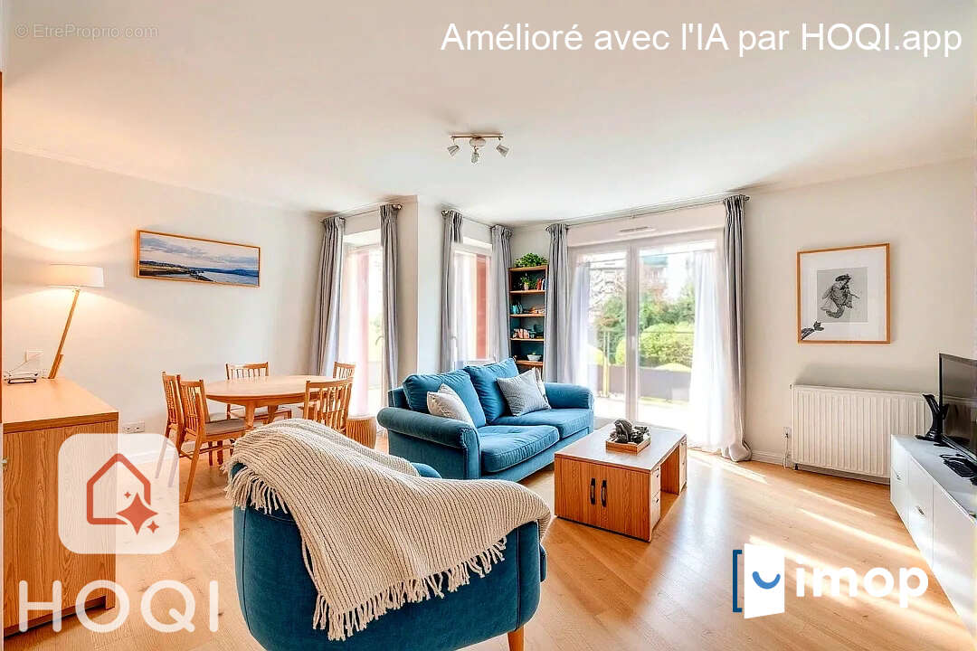 T3 avec terrasse 16 m² et double parking sécurisé - photo 2