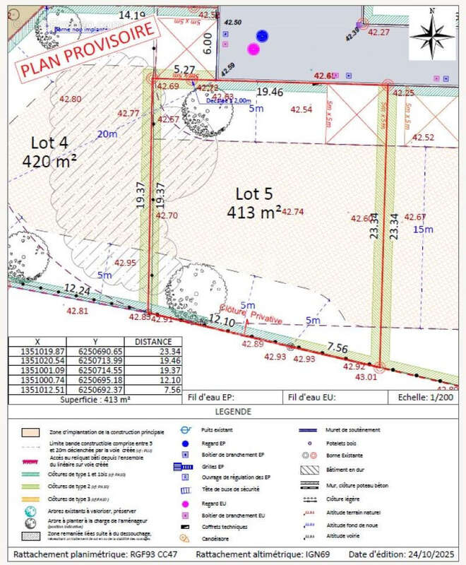 Terrain à GRANDCHAMPS-DES-FONTAINES