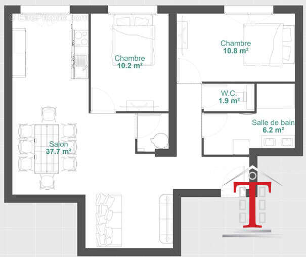 Appartement à BAZOUGES-SUR-LE-LOIR