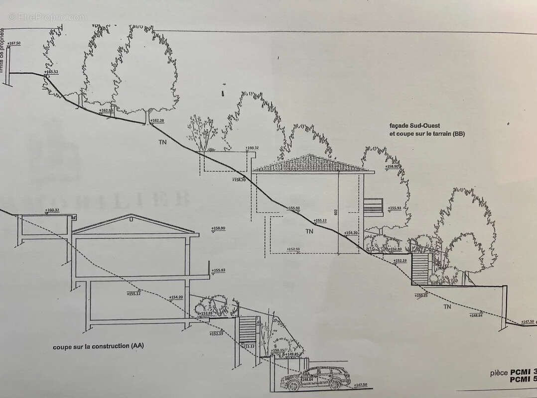 Rare- terrain constructible menton garavan-vue panoramique mer- permis construire accordé maison- - photo 7