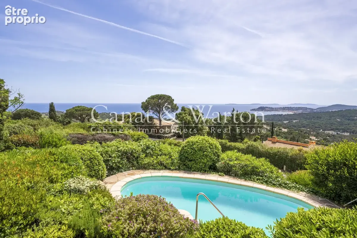 Vue mer exceptionnelle: villa à la croix valmer avec piscine - photo 14