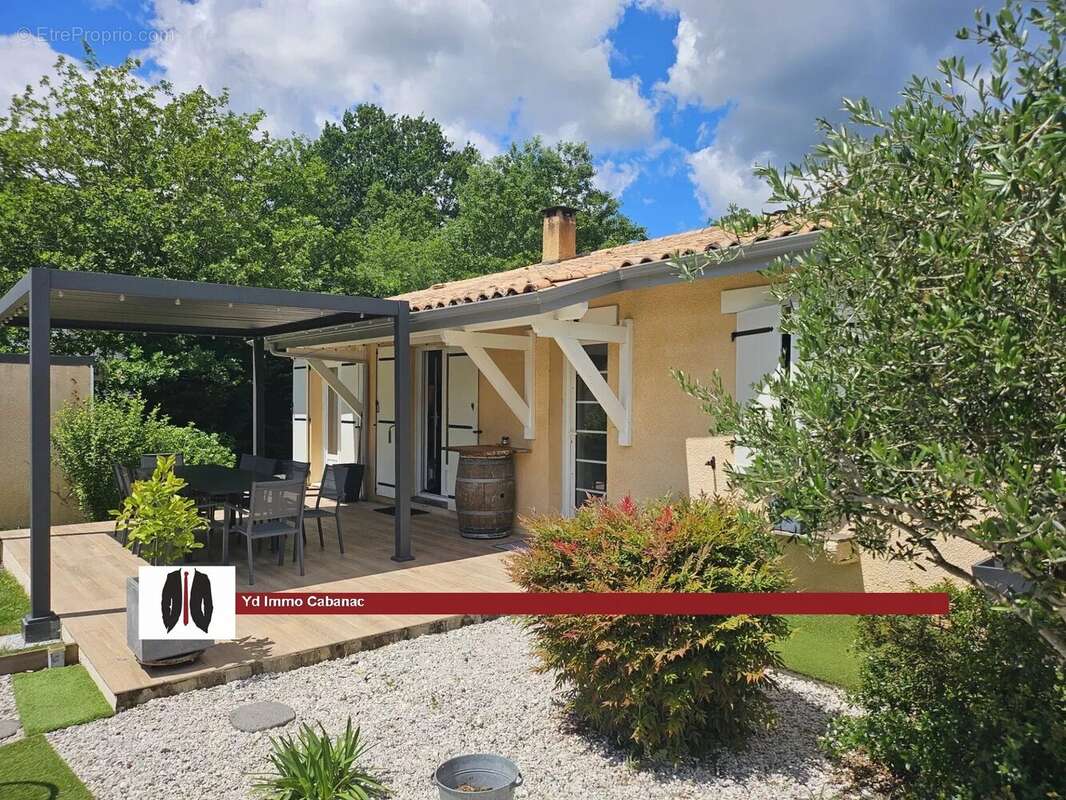 Maison à CABANAC-ET-VILLAGRAINS