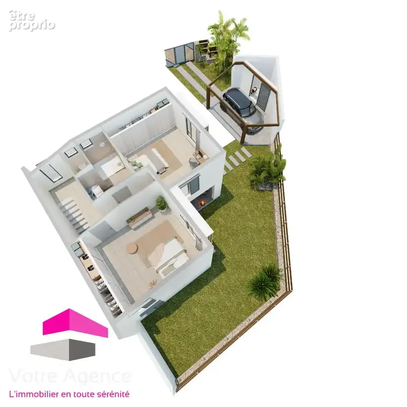 Duplex contemporain avec jardin à Saint-Gilles - photo 4