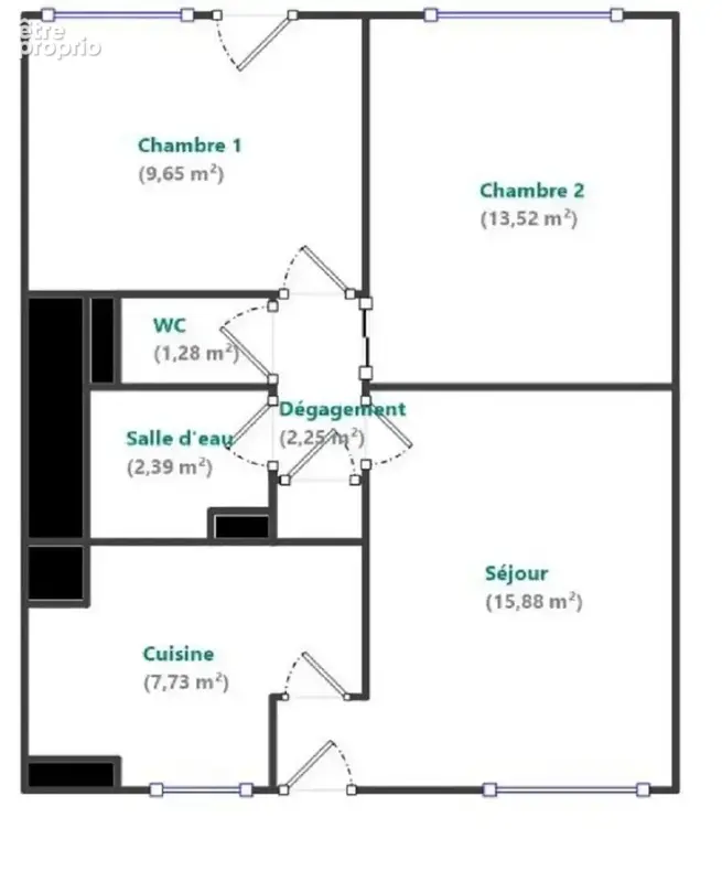 Rue Thiers 3 pièces 53 m² très bon potentiel - photo 15