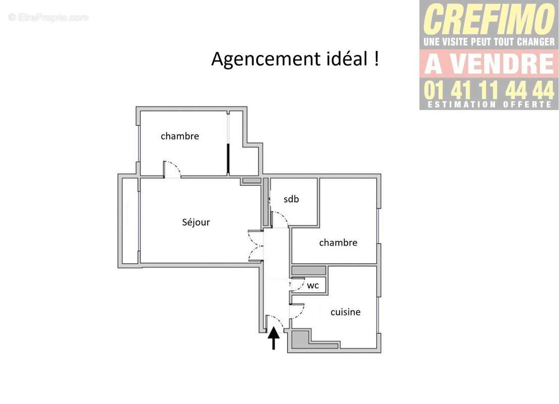 Appartement à ASNIERES-SUR-SEINE