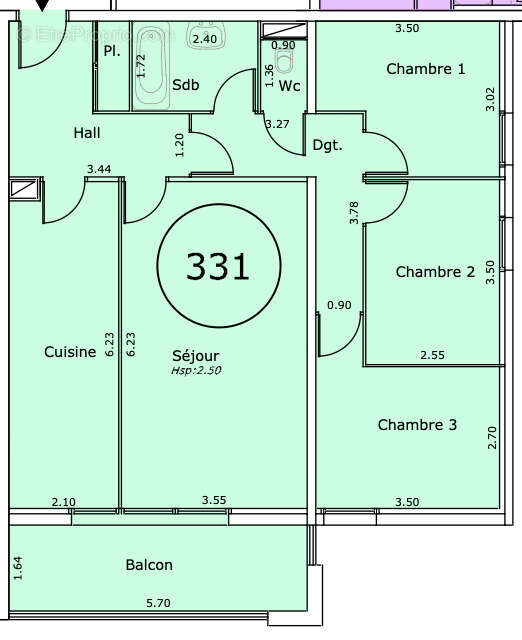 Appartement à AJACCIO
