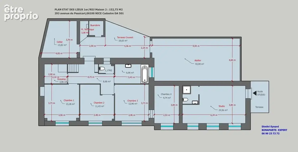 Nice pessicart - maisons 200 m² - à rénover - photo 28