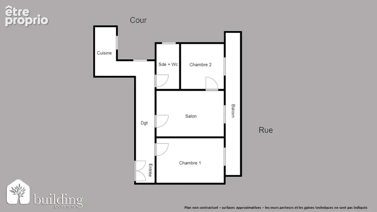 Paris 17e Ternes Maillot - Appartement 3 pièces avec balcon de 55 m² - photo 2
