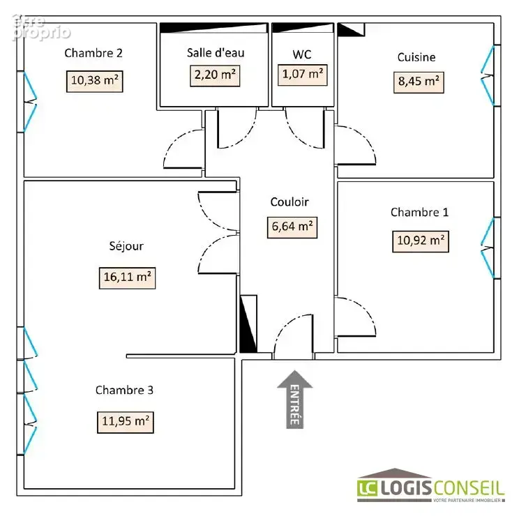 Appartement 4 pièces 68 m² à vendre à Chatillon (92320) - photo 9