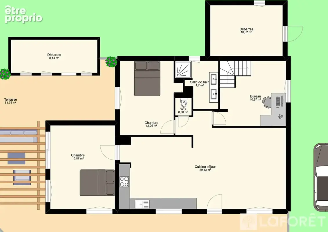 Maison type 5, 3 chambres 138 m2 - photo 10