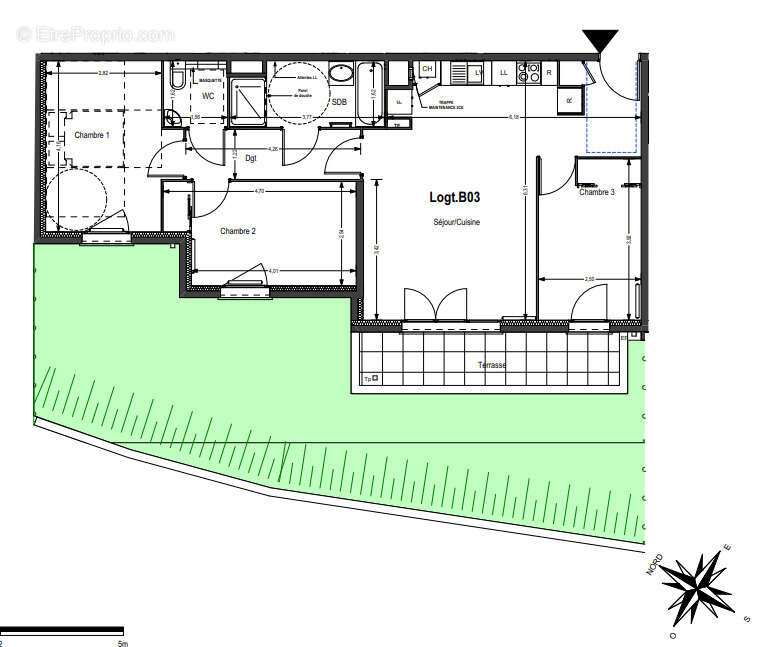 Appartement à MARSEILLE-13E
