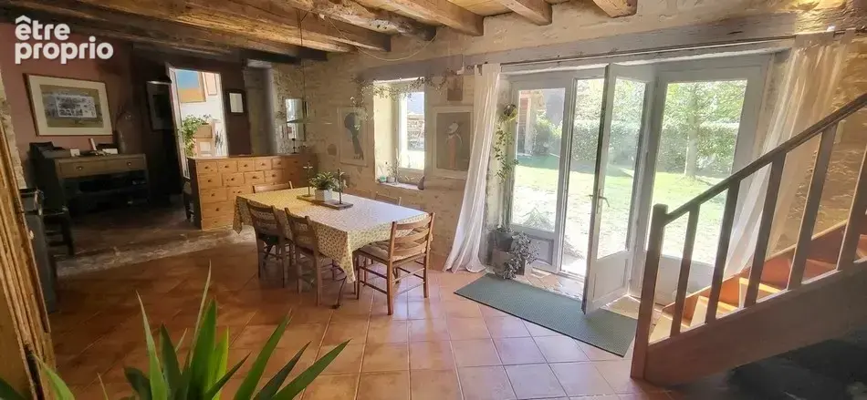Ancienne grange restaurée avec piscine - photo 8