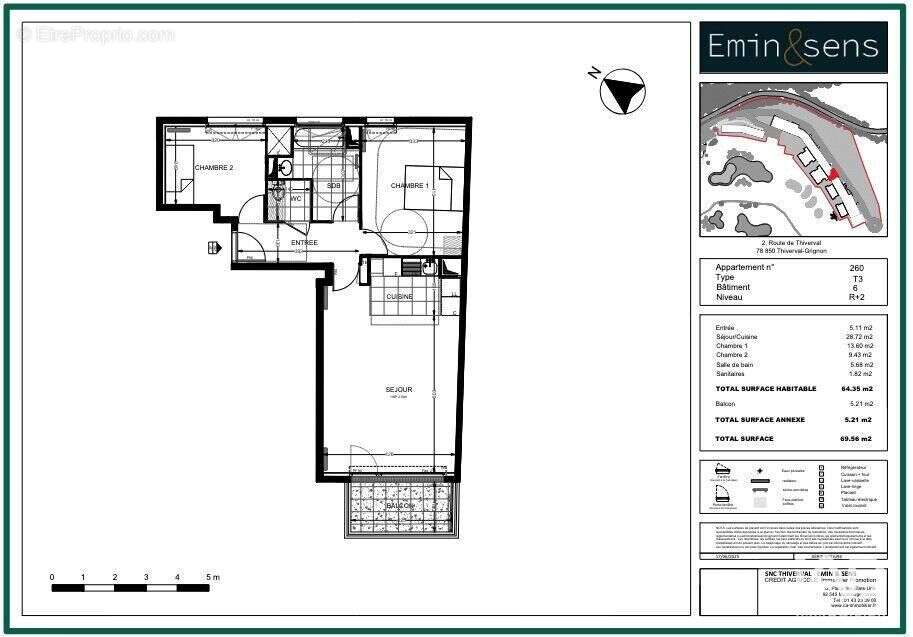 Photo 6 - Appartement à THIVERVAL-GRIGNON