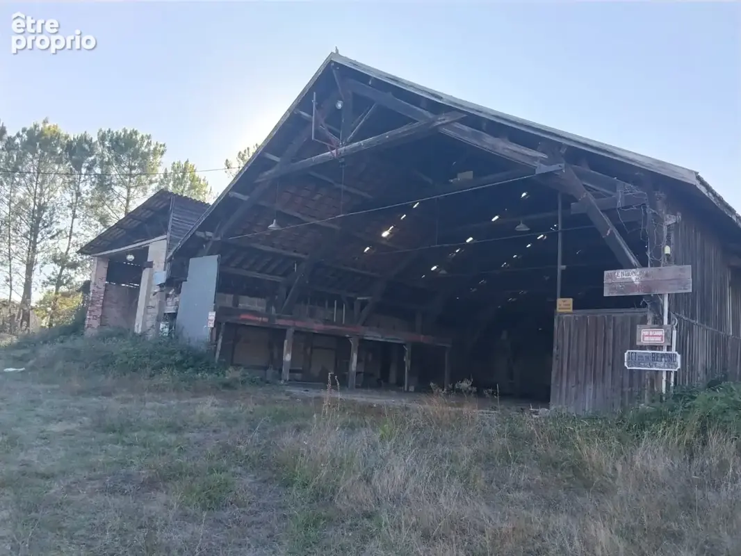 Au calme, en bordure de village, vaste hangar d'env 500m2 sur 2974m2. - photo 2
