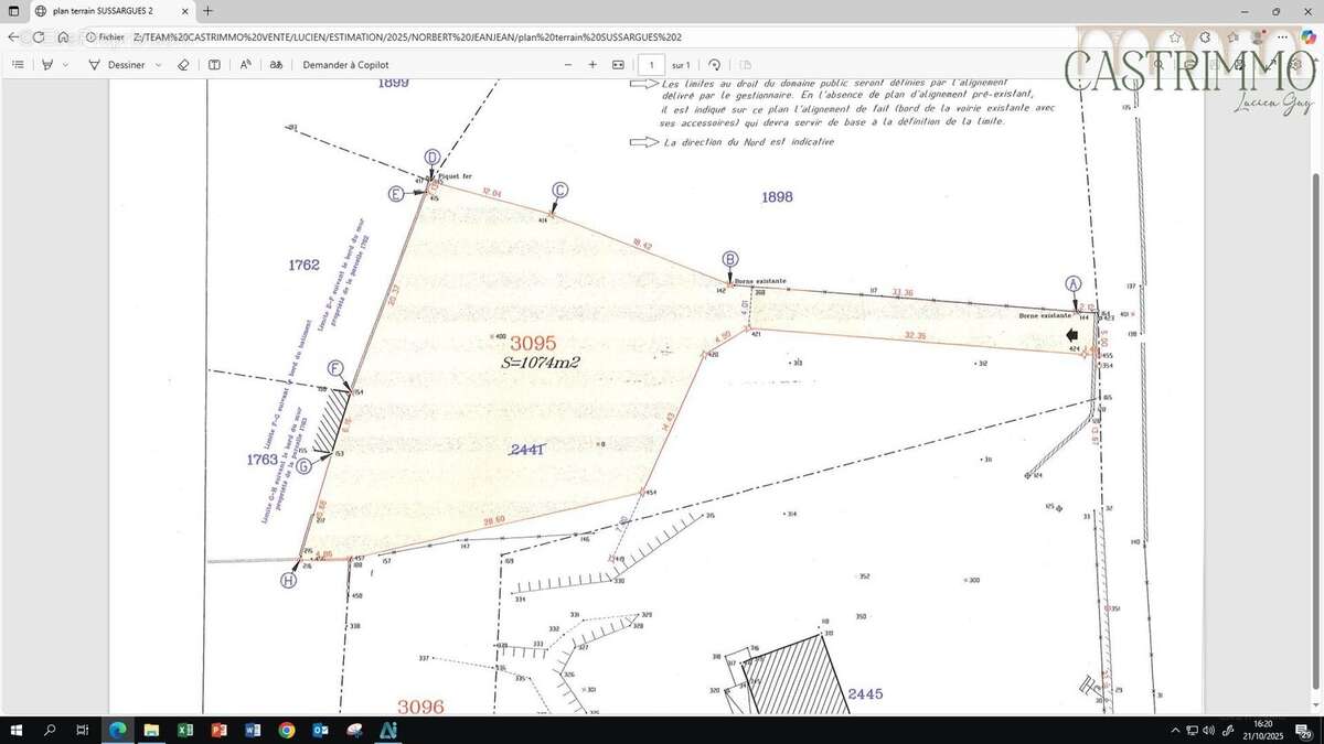 Terrain à SUSSARGUES