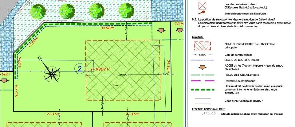 Terrain à MANNEVILLE-SUR-RISLE